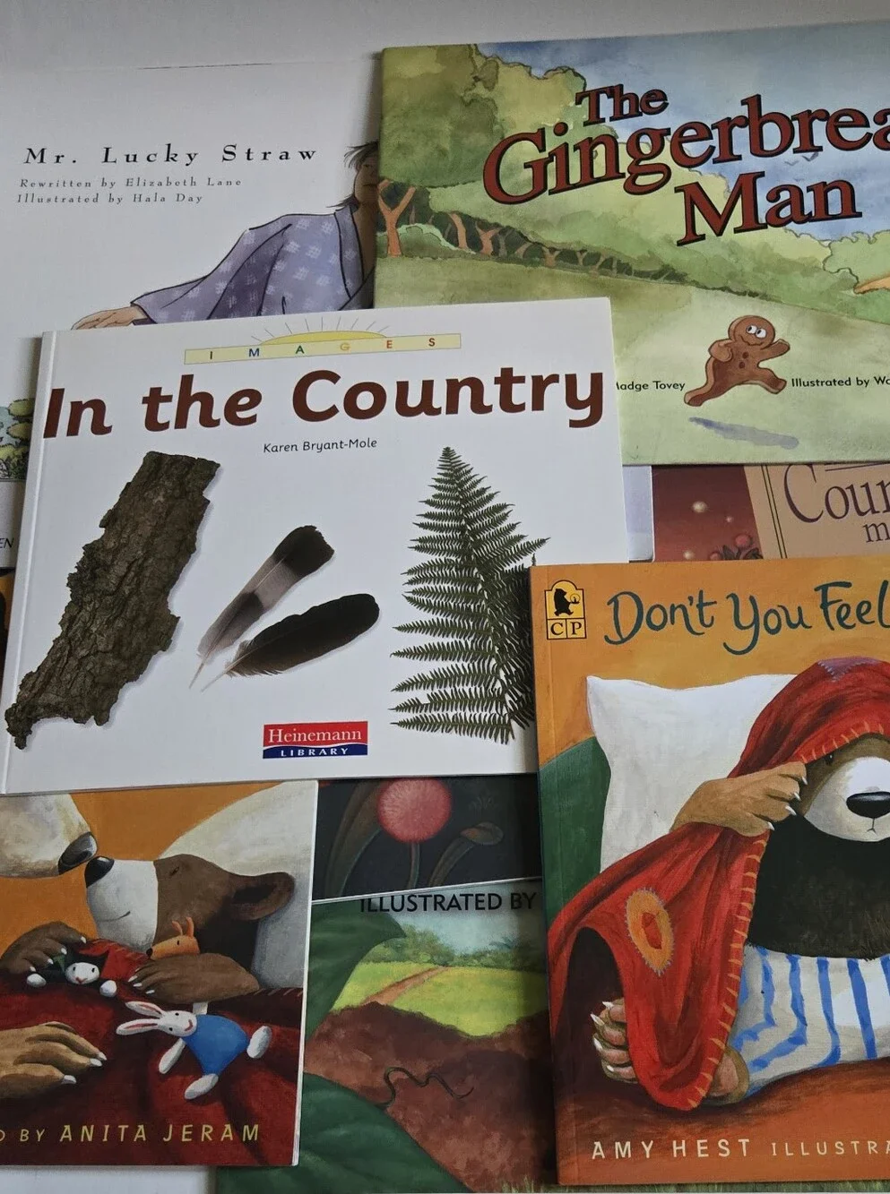9 Children's Books Bundle - Amy Hest - Gingerbread Man - Folk Tales